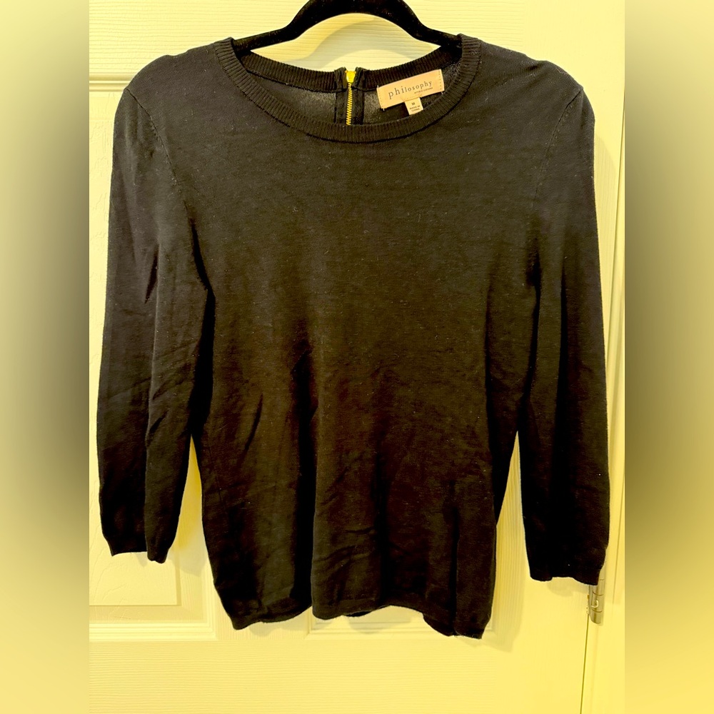 Philosophy Black Sweater